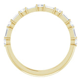 14K Yellow 1/2 CTW Lab-Grown Diamond Anniversary Band